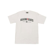 PERSIS X LOKANNATA T-SHIRT KICKING THE BEATS - WHITE