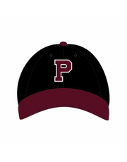Persis Letter P Polo Cap - Black
