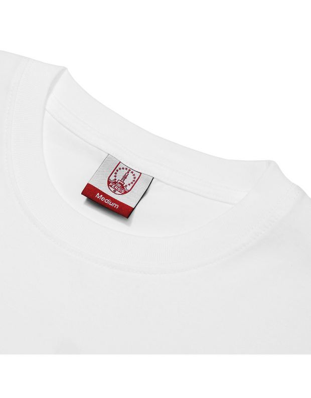 Persis T-Shirt Alap-Alap Retro - White