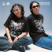 PERSIS X YESZY T-SHIRT ONE NATION UNDER FOOTBAL - BLACK