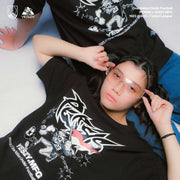 PERSIS X YESZY T-SHIRT ONE NATION UNDER FOOTBAL - BLACK