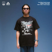 PERSIS X YESZY T-SHIRT ONE NATION UNDER FOOTBAL - BLACK