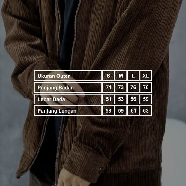 Persis X Corduology Jacket Season 2k25 - Hitam