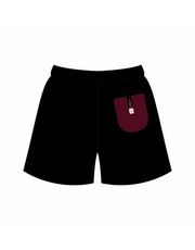Persis Pocket Short Pants - Black