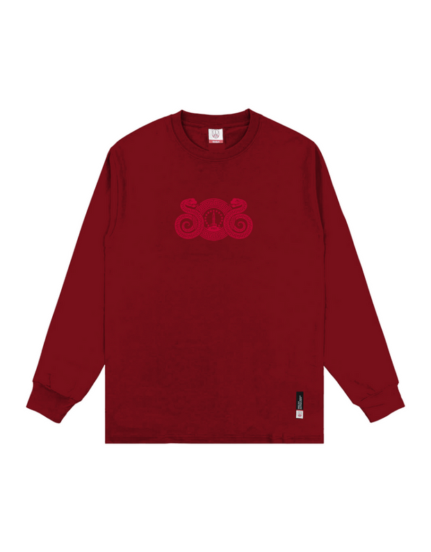 Persis T-Shirt Longsleeve CNY Logo 2K25 - Maroon