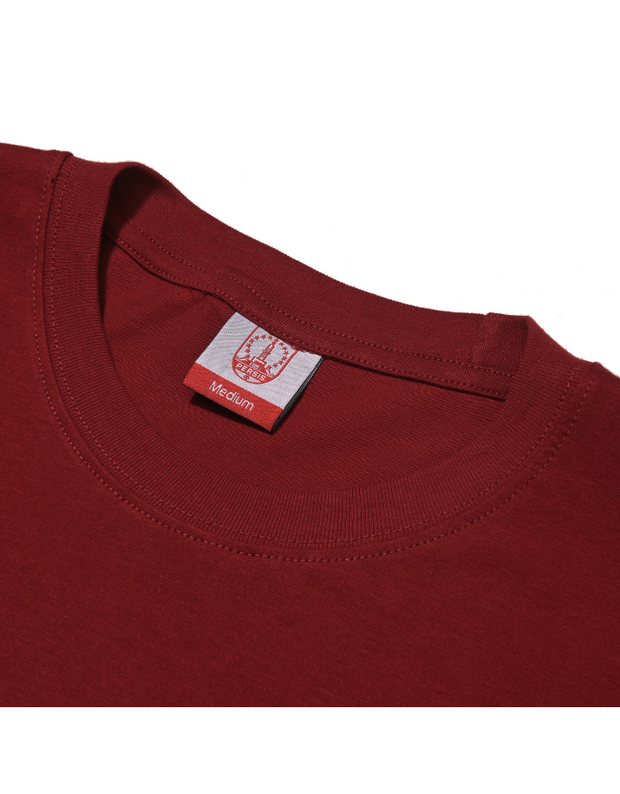 T-Shirt Persis Long Sleeve Tugu - Maroon