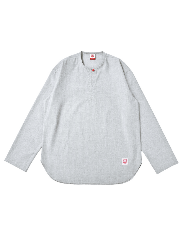 Persis Classic Shirt Long Sleeve - Silver