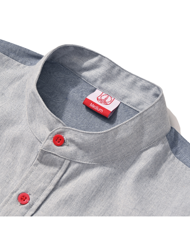Persis Changi Two Tone Shirt Long Sleeve - Khaki
