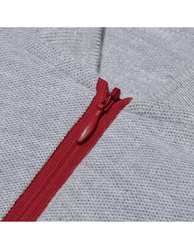 Polo Persis Pique Zipper - Grey