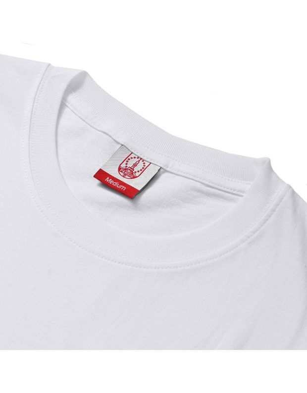 T-Shirt Persis Basic Pocket Logo -White