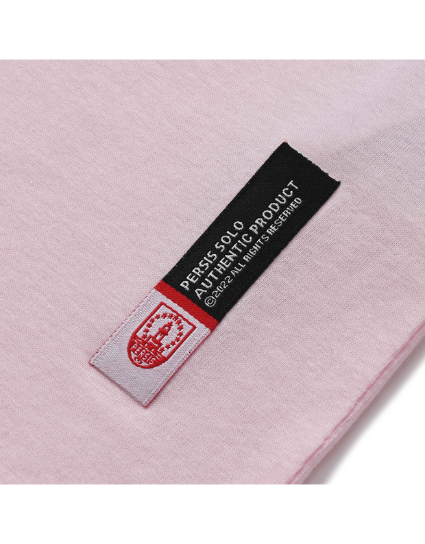 T-Shirt Persis Basic Pocket Logo - Baby Pink